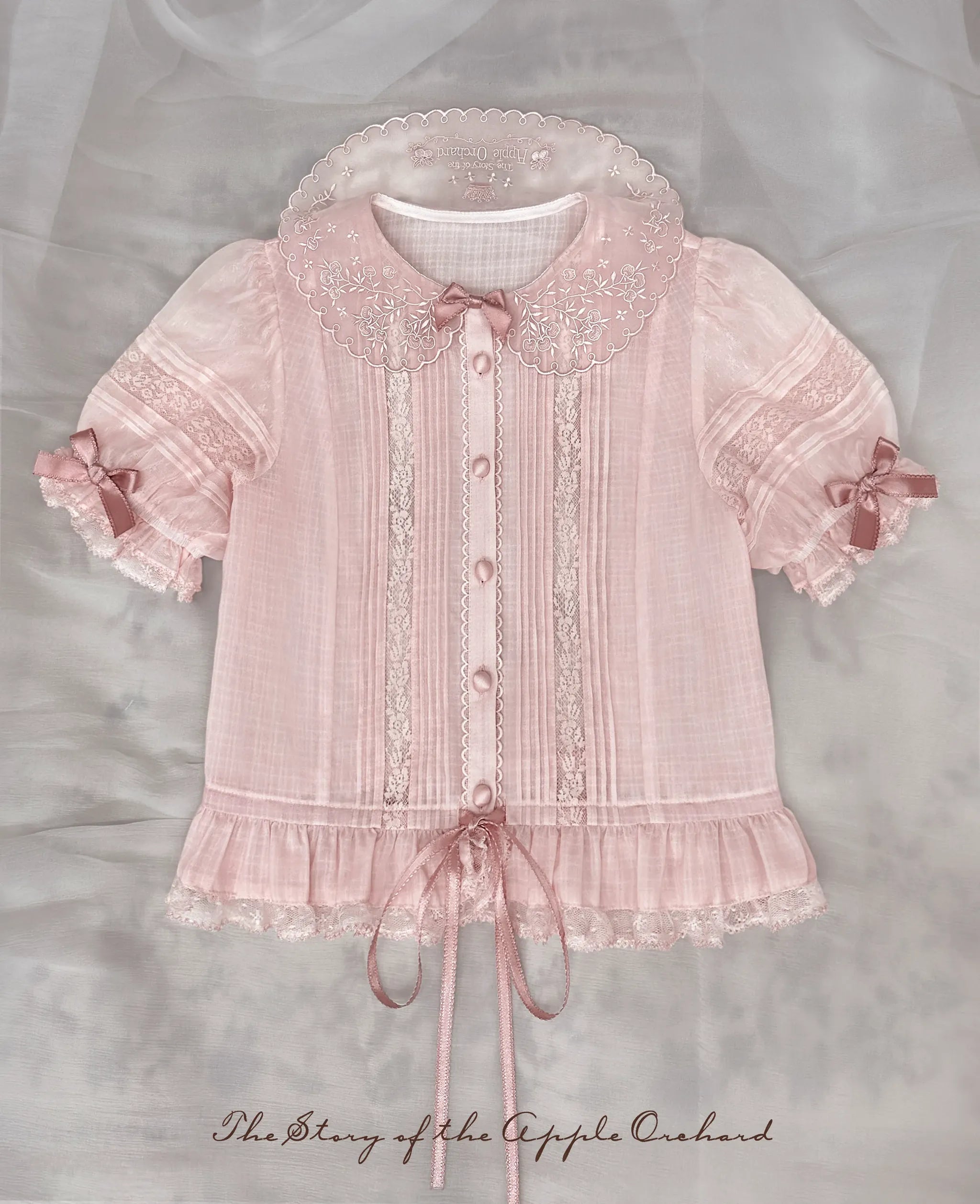 Puppet Show - Doll-like Lolita Embroidered Collar JSK, Puppet Show Print (2XL L M S XL) 45823:864724