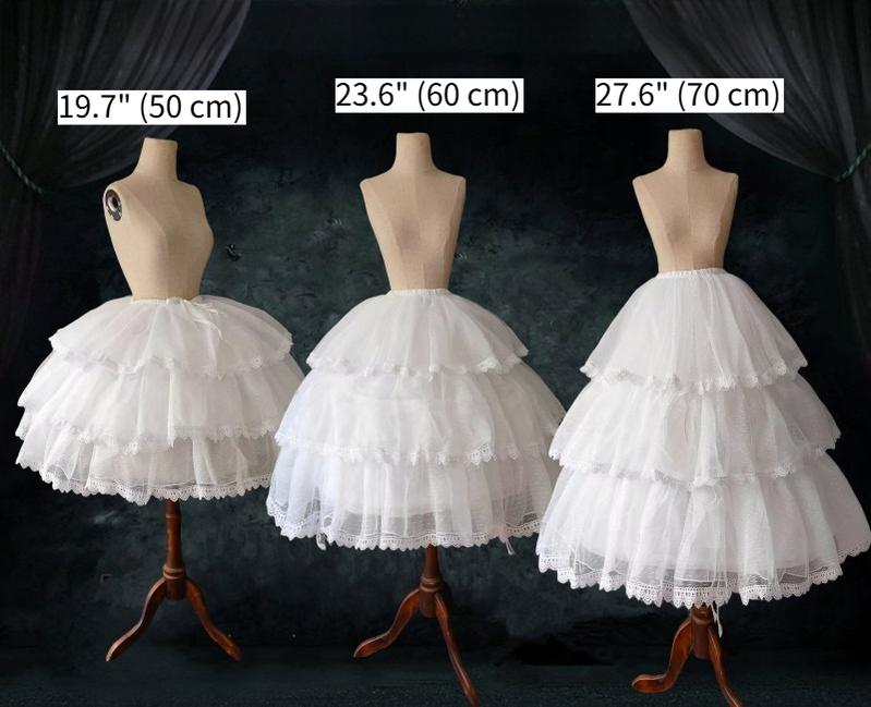 Teddy Bear - 27.6" (70 CM) Adjustable Wedding Lolita Petticoat