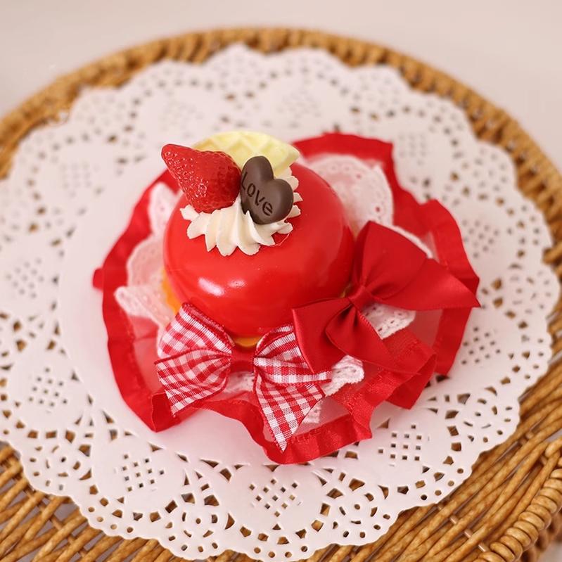Xiaogui - Sweet Cake - Kawaii Lolita Hairpin Cake Flower Pill Headdress #2