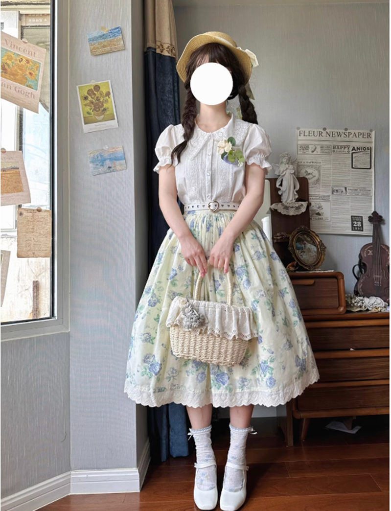 (Buyforme)Miss Point~Customized Vintage Sweet Elegant Rose Skirt 16832:225352