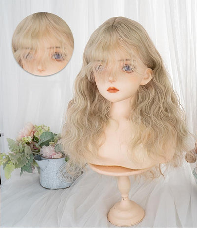 Alicegarden~Daily Lolita Wig Long Wool Roll Blonde Wigs   