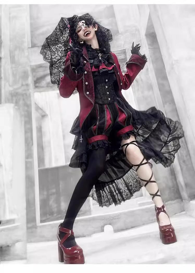 CastleToo~Coffin of Pilgrimage~Ouji Lolita Shorts Suits Prince Male Lolita Shirt