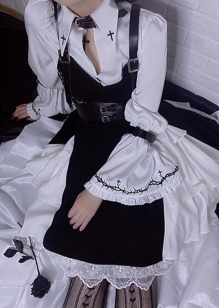 Gothic Lolita Fishnet Tights, Plus Size Friendly