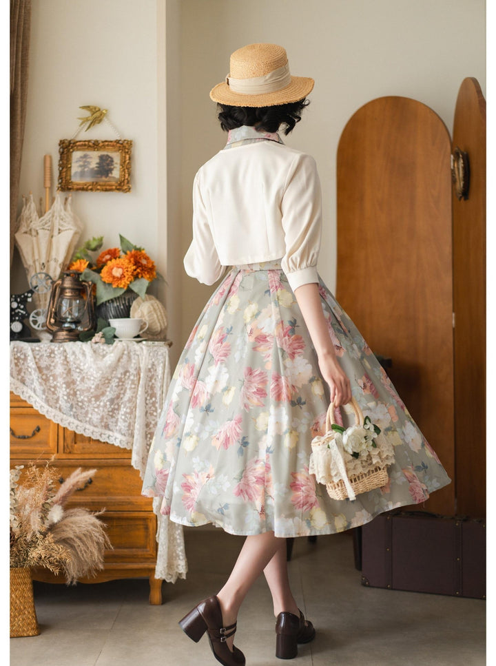 Forest Wardrobe - Afternoon Forest - Vintage Lolita Halter-neck JSK Dress in French Style