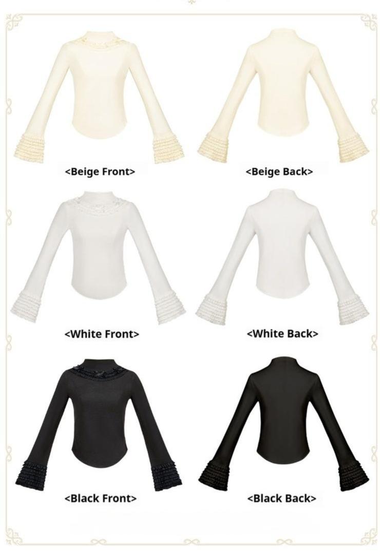 With PUJI - Snowfall - Winter Lolita Sweater Long Sleeve Knitted Innerwear 40528:671016