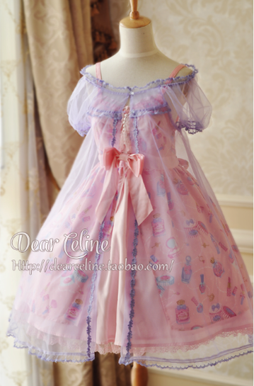 DearCeline~Midsummer Night's Dream~Daily Lolita Organza Covering Smock   