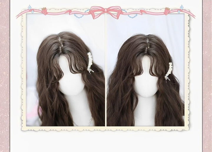 Dalao Home~Fallen~Daily Lolita Wigs Cold brown Long Hair   