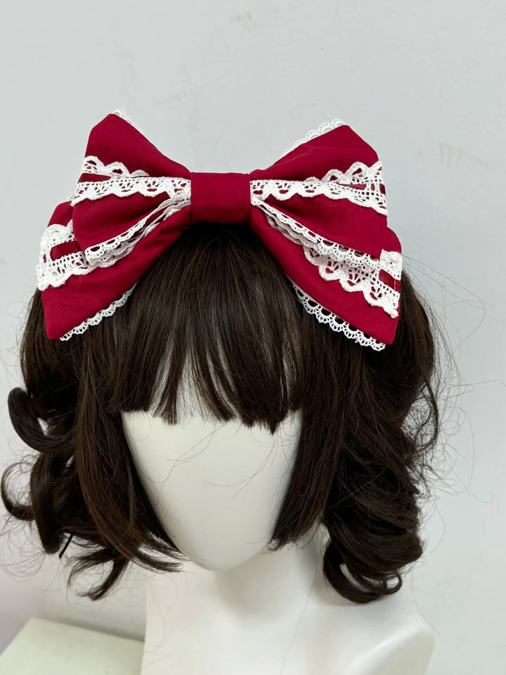 Cocoa Sweetheart~Victoria~Old School Lolita Dress Sweet Doll Lolita JSK Suit Red KC Only Free Size