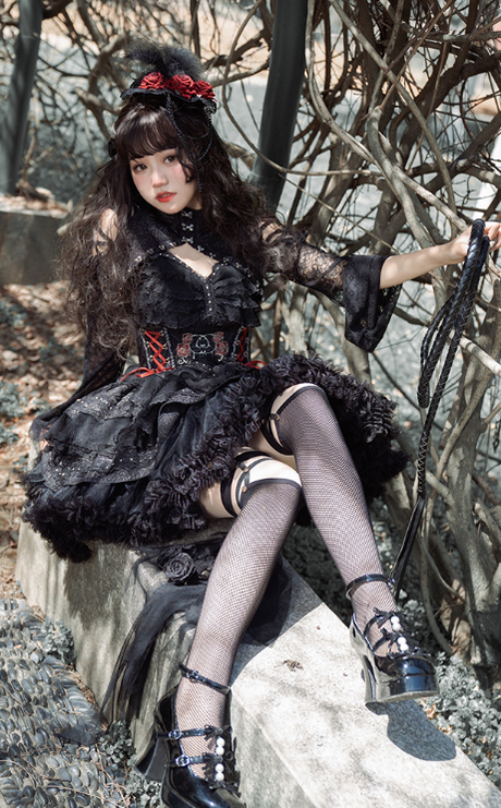 Pure Tea For Dream~Sweet Lolita Platform Pearl Bow Shoes 16296:217936