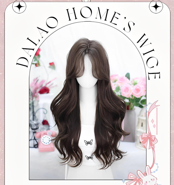 Dalao Home~Moon Bud~Daily Lolita Wigs Lace Figure-eight Bangs   
