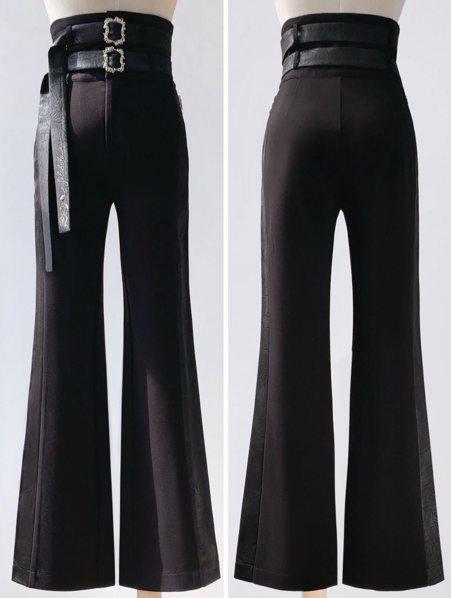 Every Page of The Poem - Night & Day Sonata - Ouji Lolita Princess Sleeve Shirt & Pants Set 44254:800375