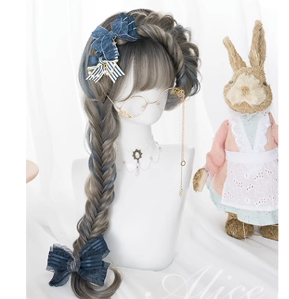 Alicegarden - Diana - Sweet Lolita Long Curly Gray Gradient Wig