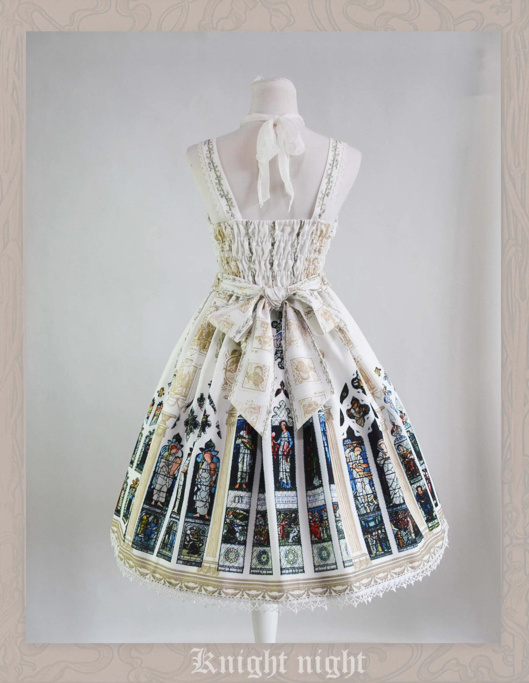 Knight Night~The Saint Priest~Vintage Lolita JSK Dress Halter Neckline   