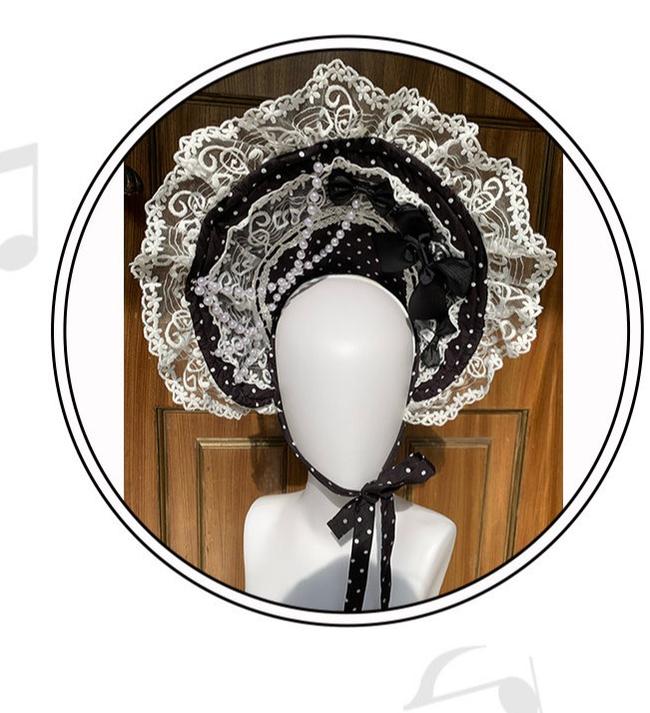 Little Music Note - Old School Lolita Polka Dot Accessories (BNT) 45189:839122