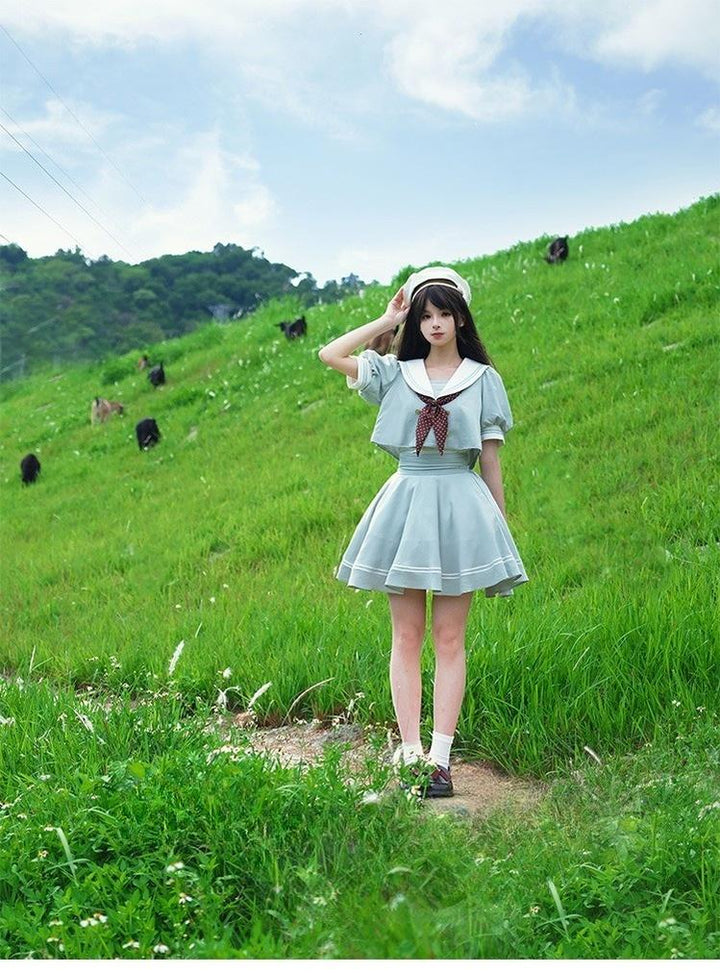 Beleganty - Sea and Wind Separate SP 3.0 - Sailor Lolita Skirt, Long/Short Lengths