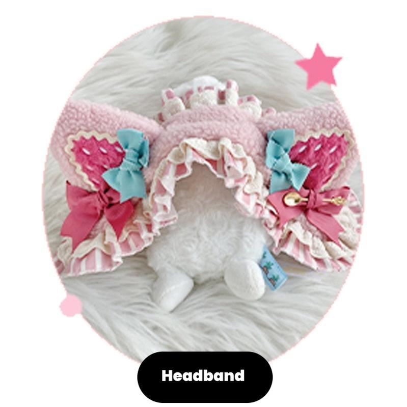 Sakurahime~Berry Bubble~Cute Lolita OP Dress Two Kawaii Styles XS Headband only 