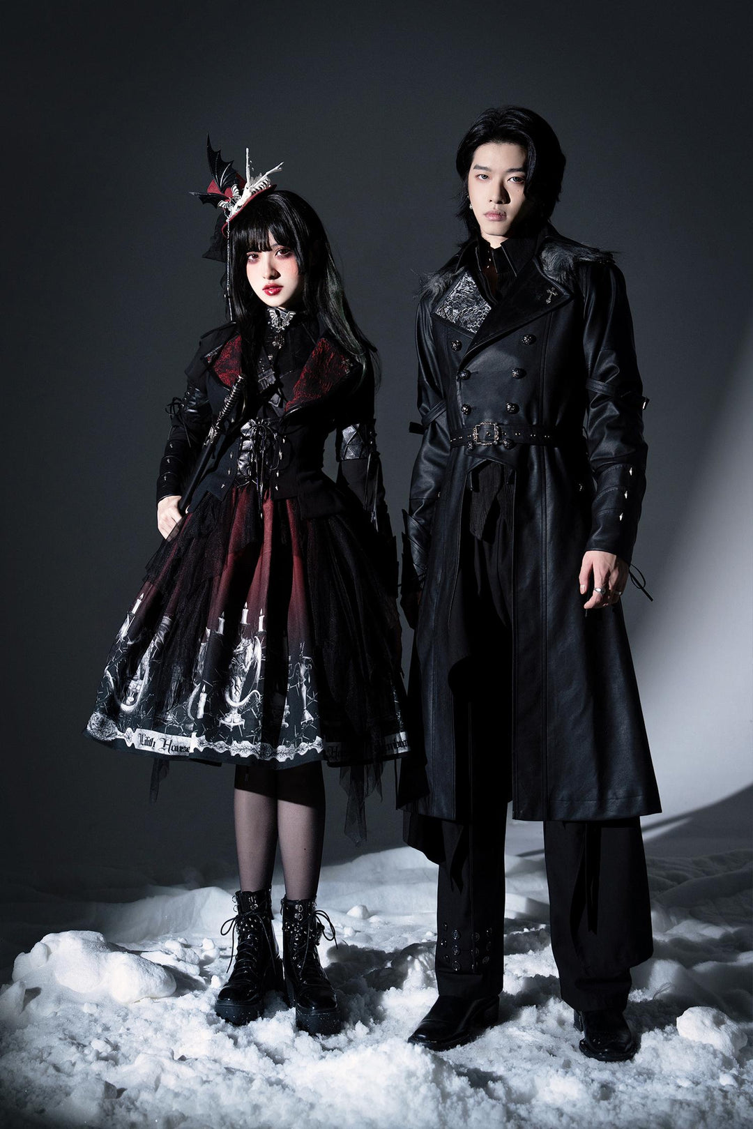 Lilith House~WYRM Breath~Ouji Lolita Coat Handsome Slim Windbreaker   