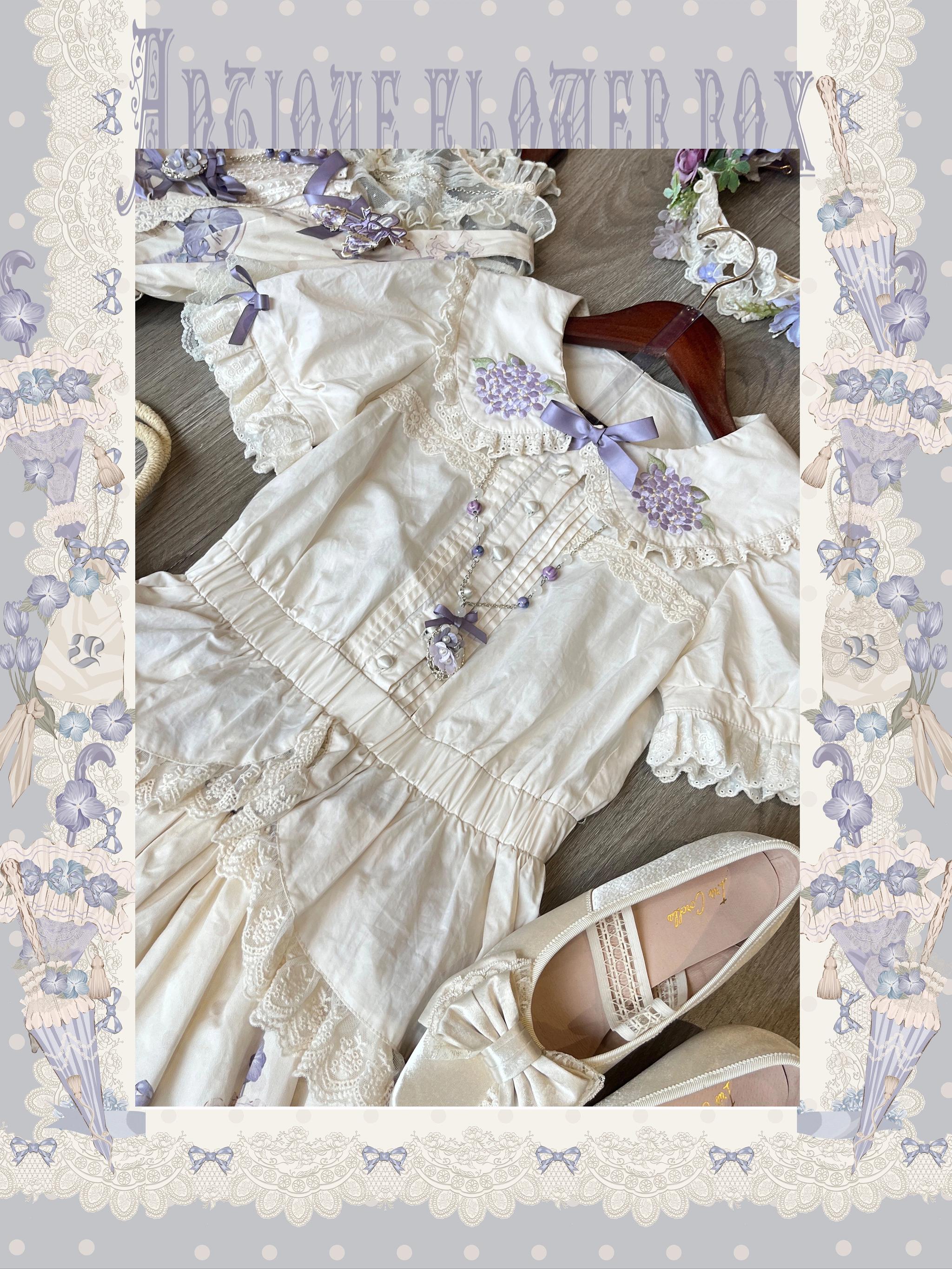 NanShengGe - Purple Memoirs - Plus Size Lolita Classic Dress Suit Blouse S