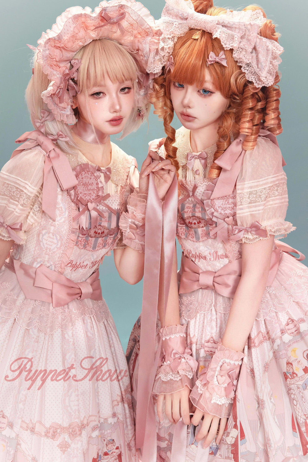 ZUOlanrichen~Puppet Show~Sweet Lolita JSK Dress Puff Sleeves Lolita Shirt   