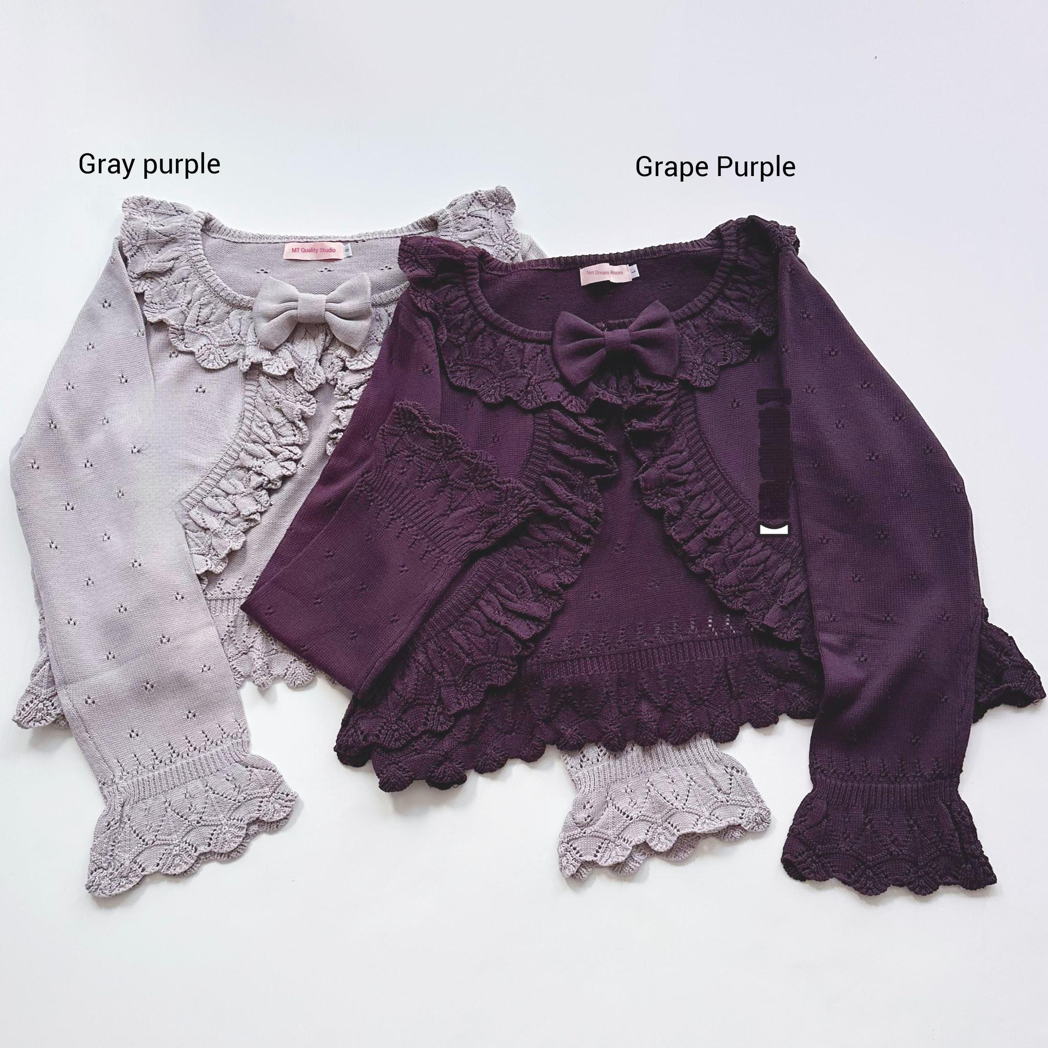 MIST - Nainai - Vintage Lolita Knitted Cardigan 44380:805983