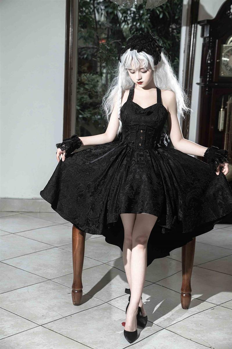 (BFM)Strawberry Duck~Gothic Lolita Dress White Lolita JSK 29578:357514