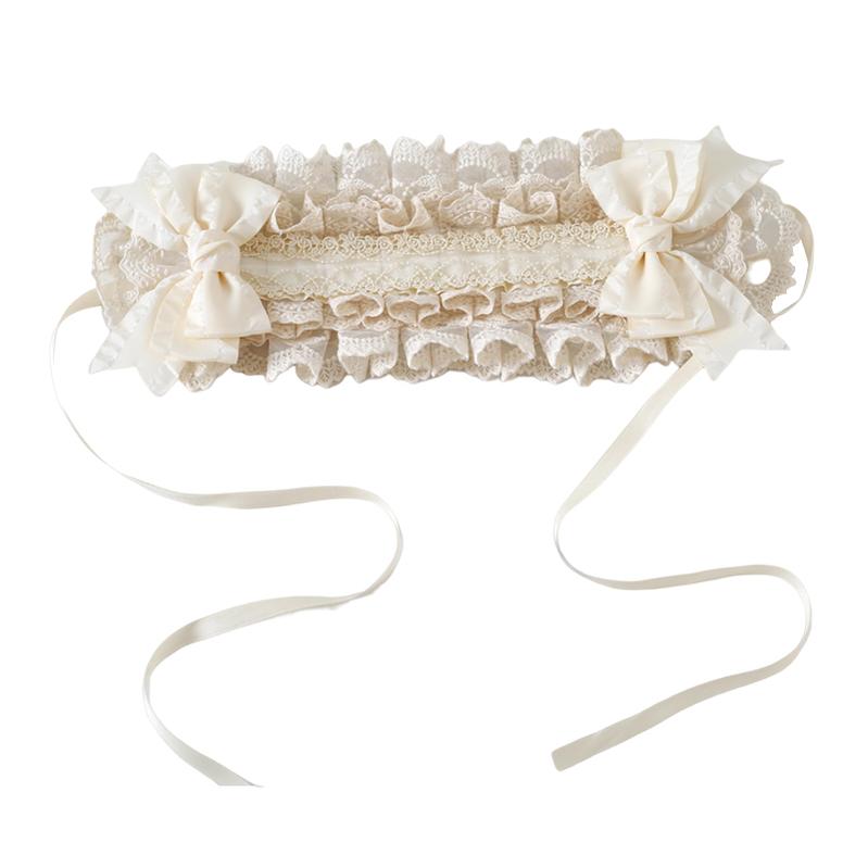 Xiaogui~Elegant Lolita Ivory Lace Hair Band