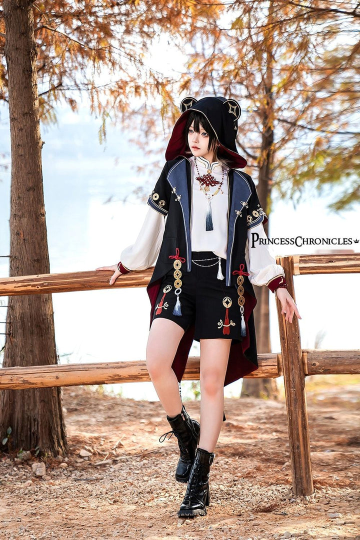 Princess Chronicles~Fortune and Treasure~Chinese Style Ouji Lolita Shorts Set with Cash Coins Details