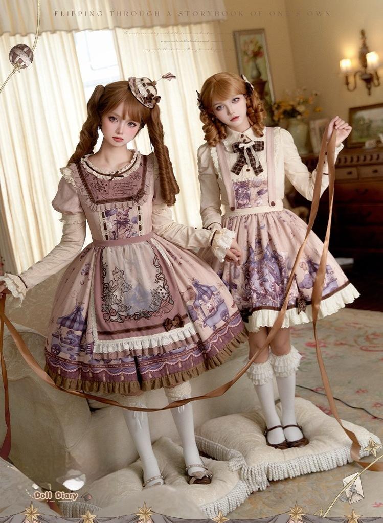 Spireme Cat~Doll Diary~Kawaii Lolita Dress Suit Doll-like Dress