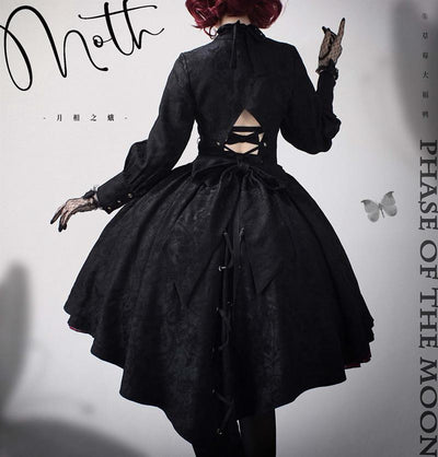 (BFM)Strawberry Duck~ Gothic Lolita Dress Black and White Lolita JSK   
