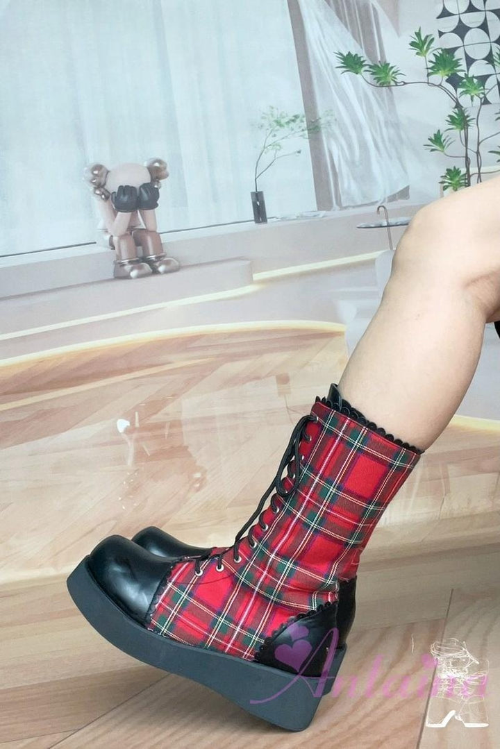 Antaina~Daily Lolita High Platform Shoes Customized Lolita Boots