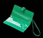 BerryQ~Card Pain~Stylish Long Lolita Ita bag Multicolors Dark green  