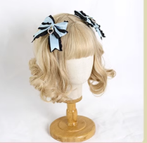 Xiaogui - Sweet Lolita Ribbon Bow Hair Clips