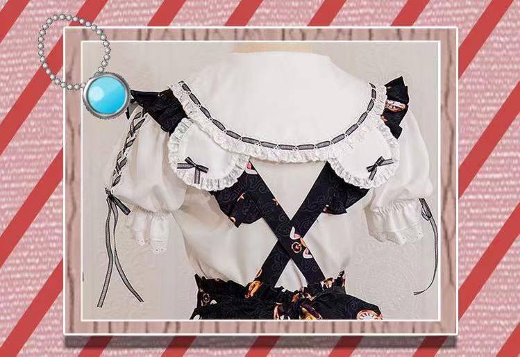 (BFM)Ocelot~Crown Bear~Kawaii Lolita SK Daily Chiffon Skirt 33388:415770