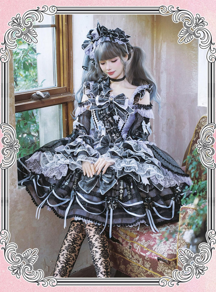 Puppets and Doll - Dream Bow - Bow Decoration Voile Gorgeous Lolita JSK