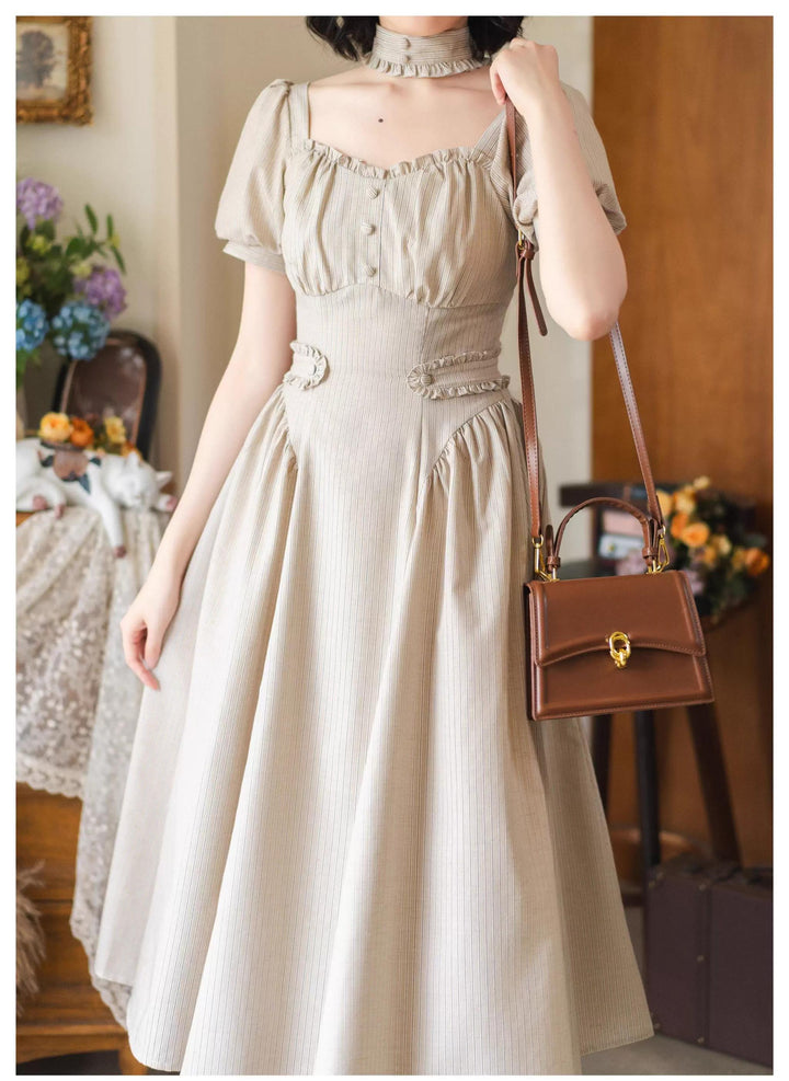Forest Wardrobe - Chantilly Forest - Classic Lolita OP Dress With Square Neck & Underskirt