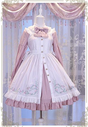 Chess Story~Vintage Lolita Long Sleeve OP Dress 14970:218724