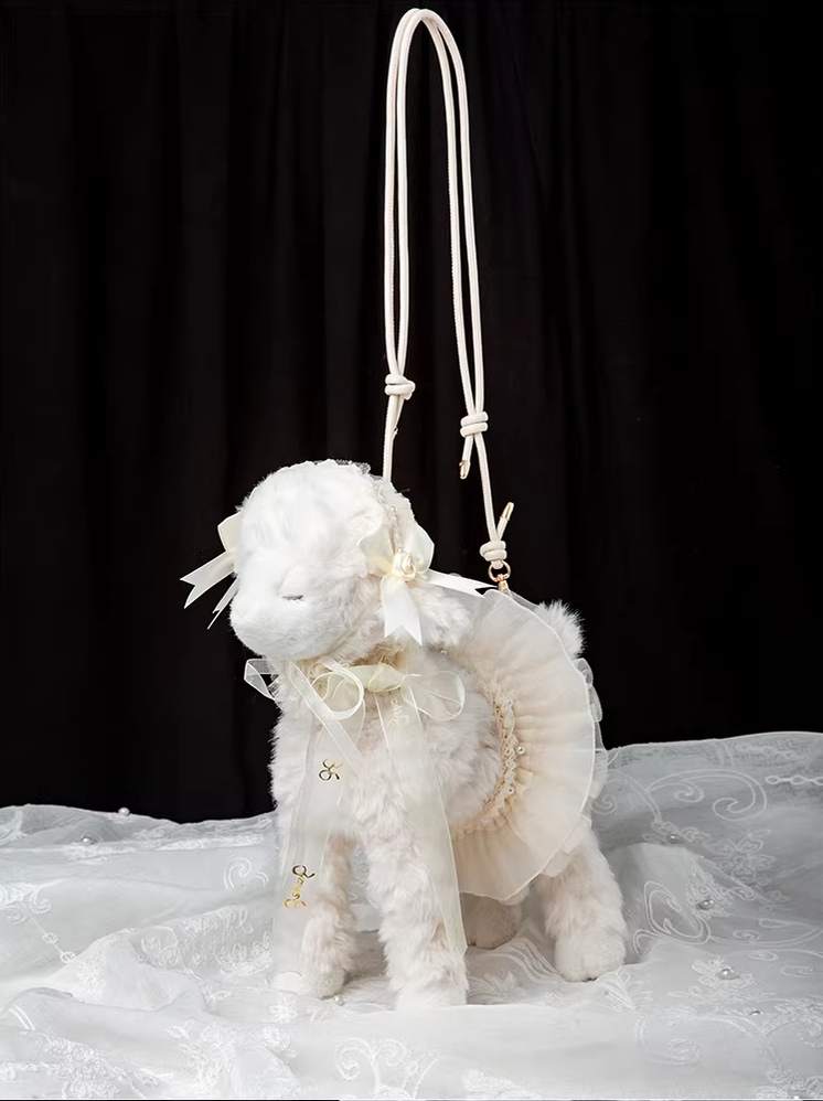 Plush Kawaii Lolita Bag, Lamb Shaped