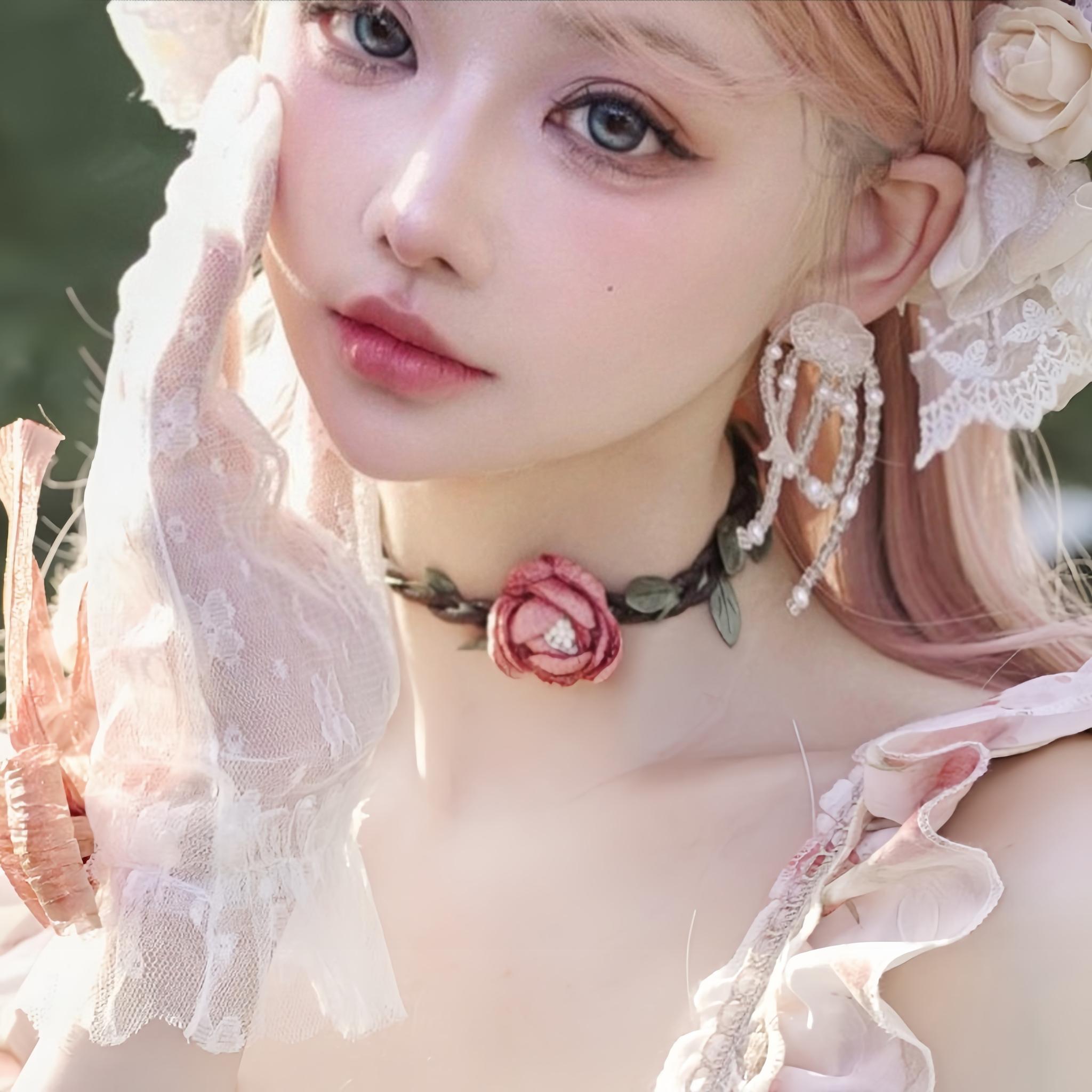 Rose Letter - Gorgeous Wedding Lolita BNT, Floral Accessories 44690:818831