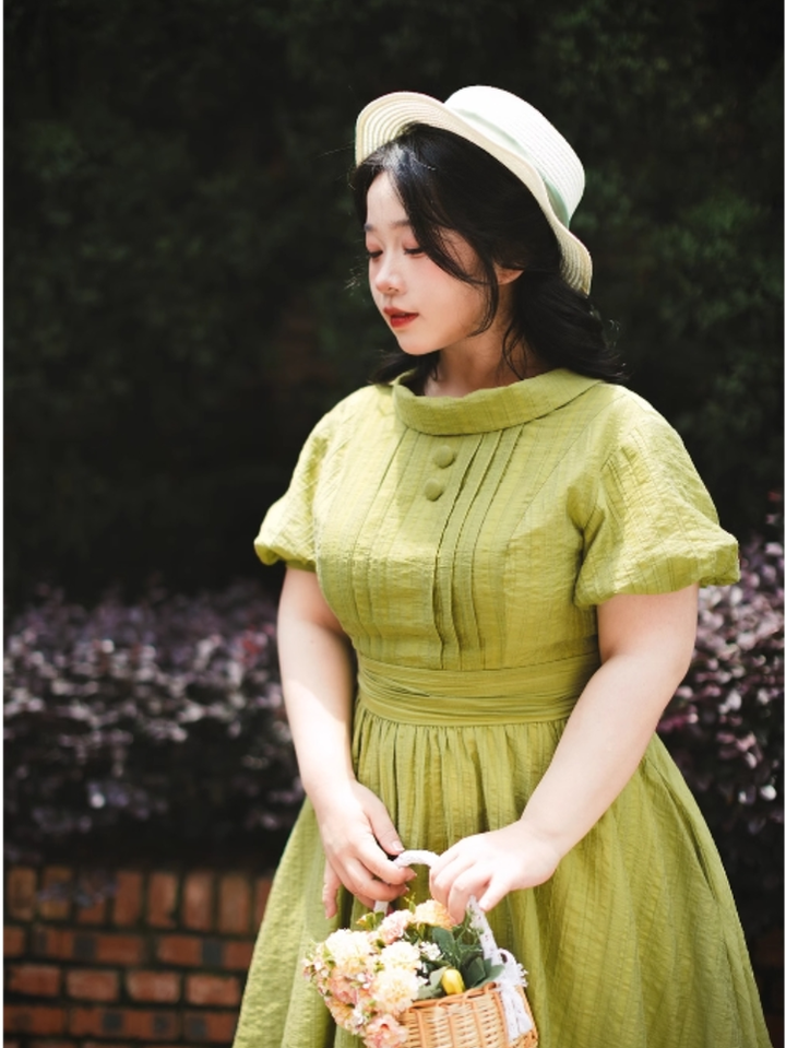 Forest Wardrobe~Forest Gallery~Classic Lolita OP Dress Country Style Tencel Dress   