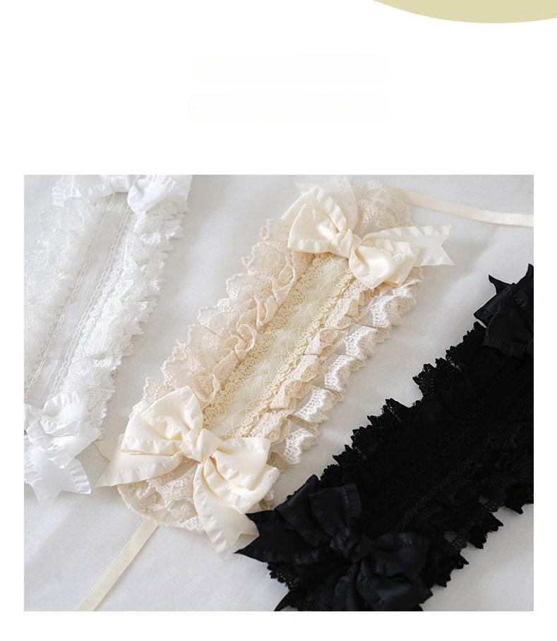 Xiaogui~Elegant Lolita Ivory Lace Hair Band