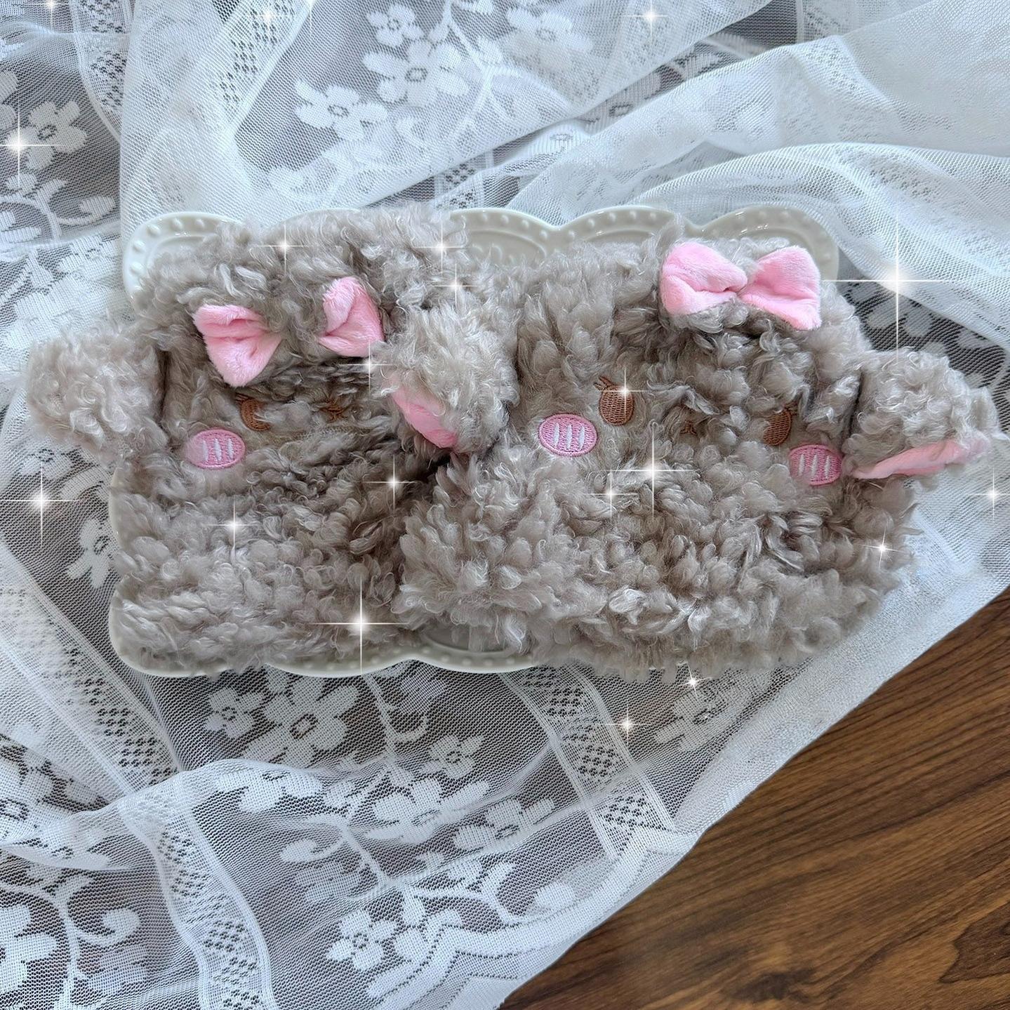 Winter Kawaii Lolita Leg Warmers, Lamb-shaped