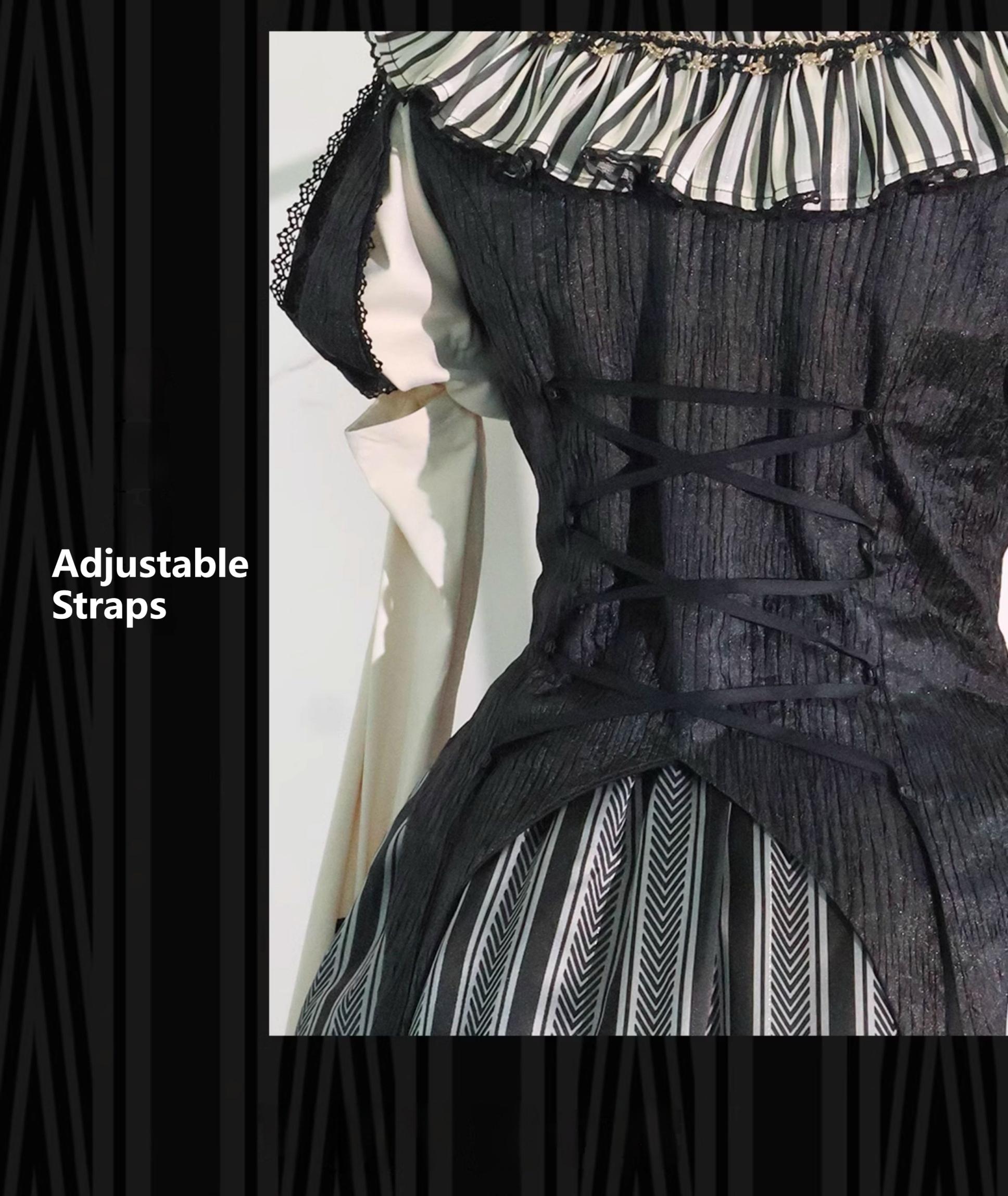 LizBird - Bizarre Toy Box - Halloween Gothic Lolita Skirt Suit Goth Shirt and Bloomers 41912:718748