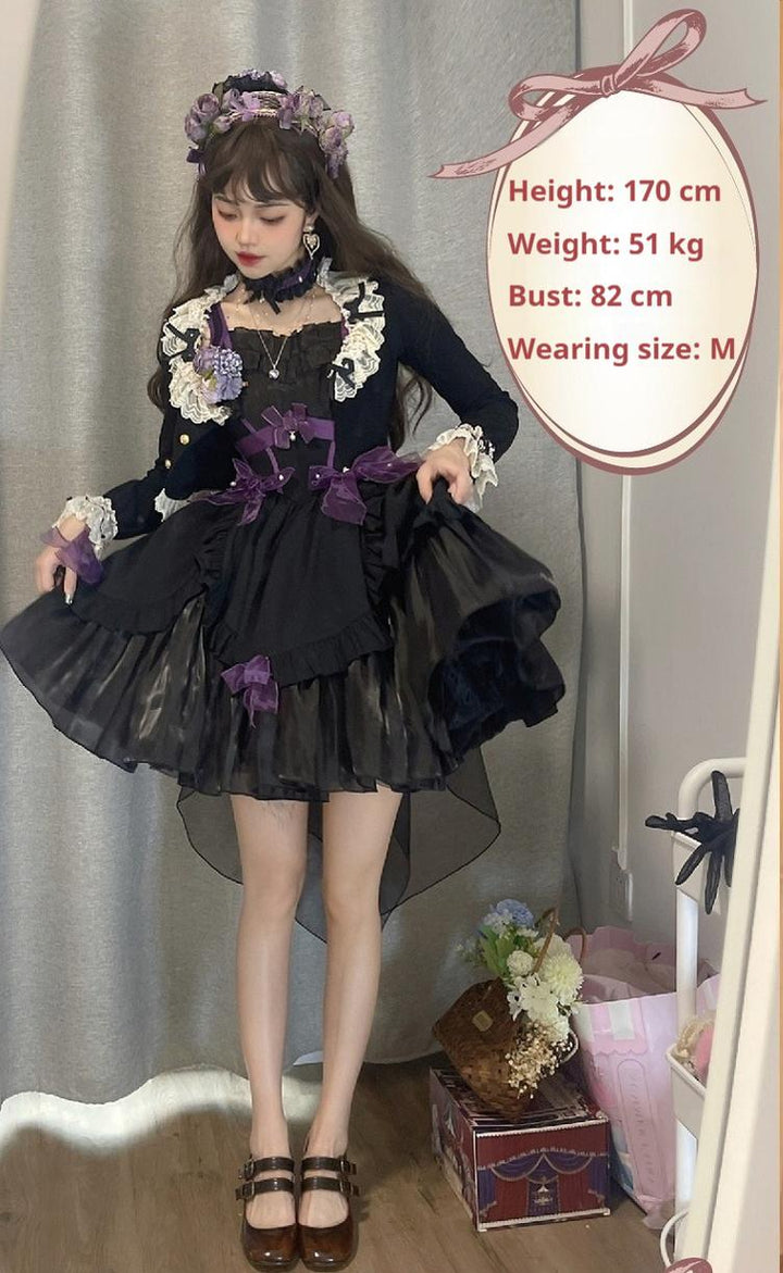 Unideer~Prelude~Elegant Lolita Bolero Jacket with Lace Ruffle Frill