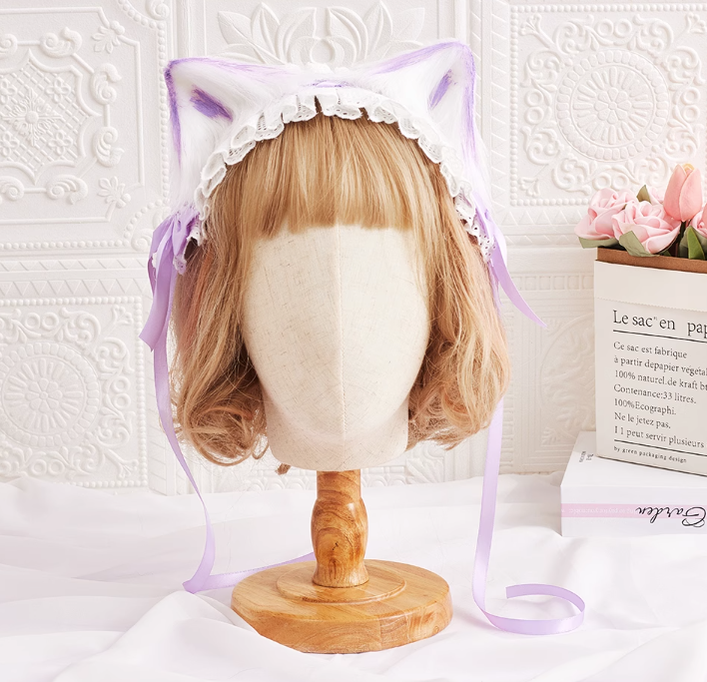Sugar Time~Kawaii Lolita Cat Ears Design Headband 16790:230410