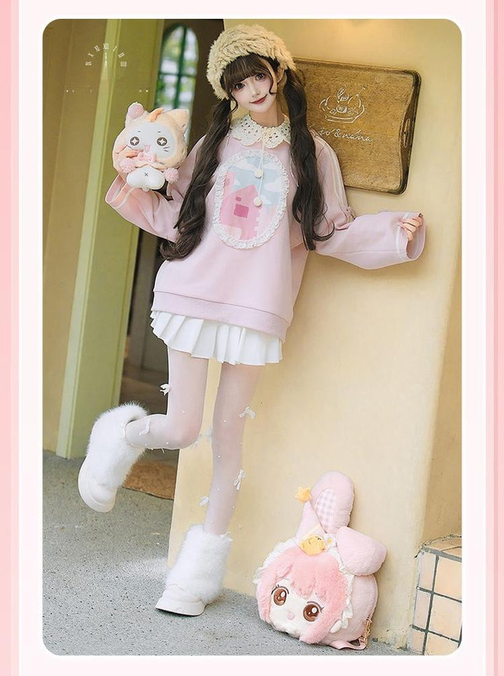 Nikki Tomorrow~Kawaii Lolita Plush Bag Cute Doll Backpack