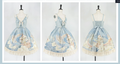 Amnesia~Dream Whale Island~Elegant Lolita V-shaped Neckline JSK   