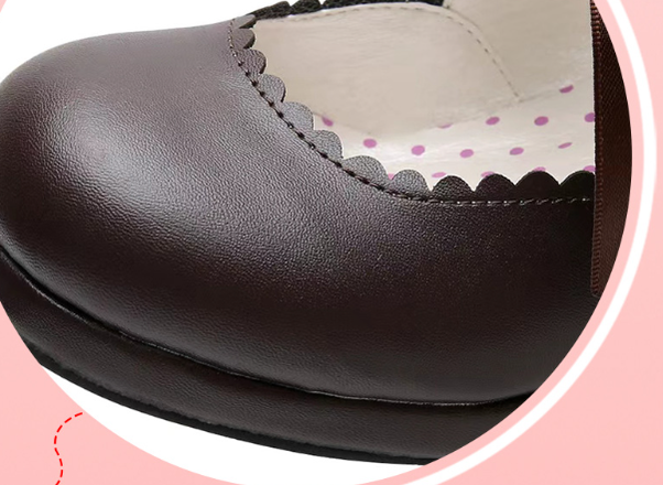 Sosic~Qing Mengnuo~Elegant Lolita Satin  High Heel Handmade Shoes   