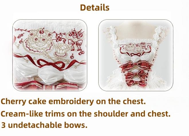 Cherry Cake - Tiered Sweet Lolita OP, Wedding Dress 44359:805894