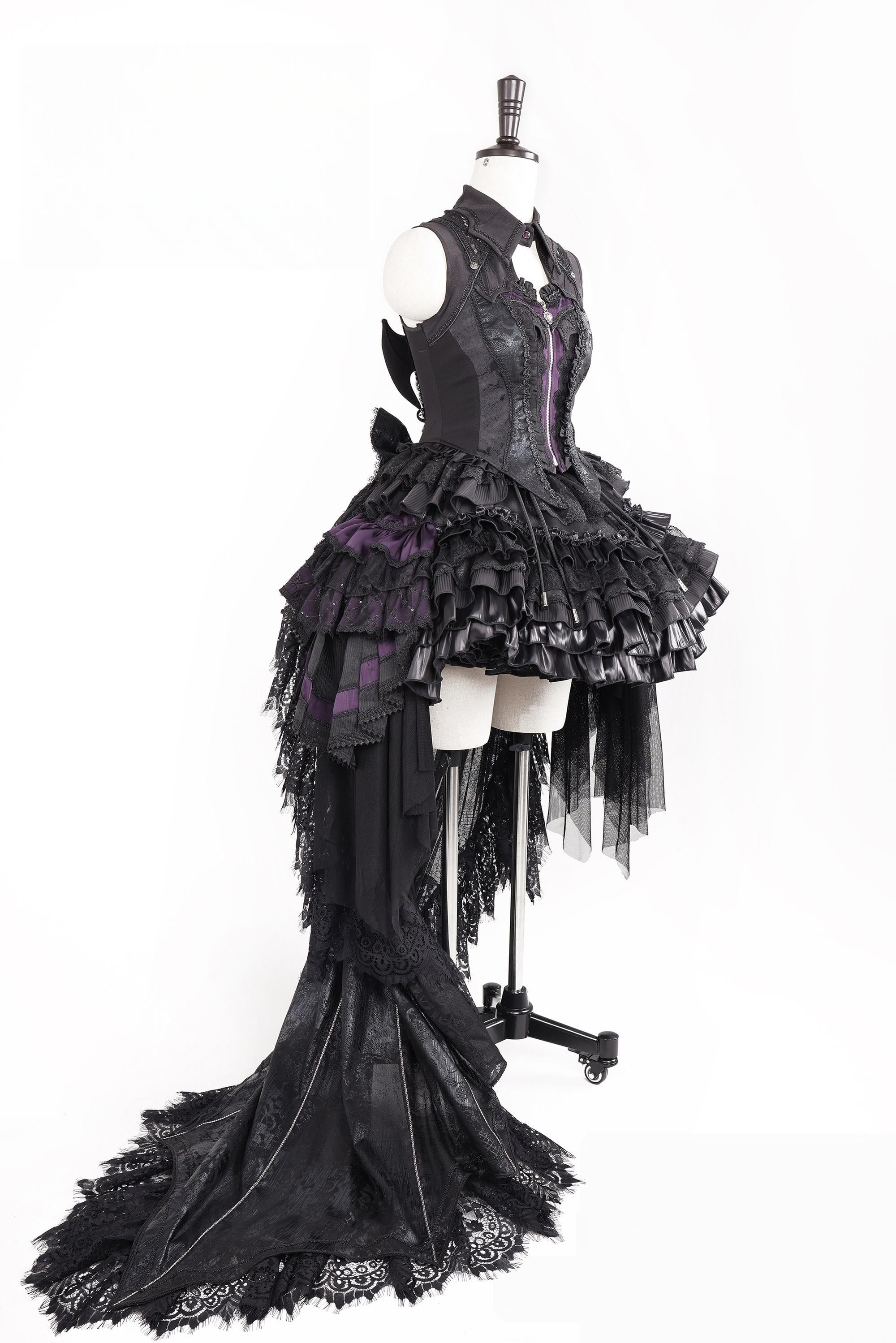 Holic - Gothic Lolita Adjustable Length Trailing, Wide Brim BNT 44886:824872