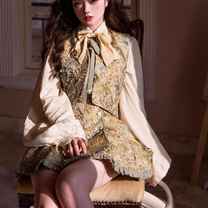 ZJstory~Gilded Years 4.0~Retro Lolita Dress Suit Elegant Lolita Coat Set